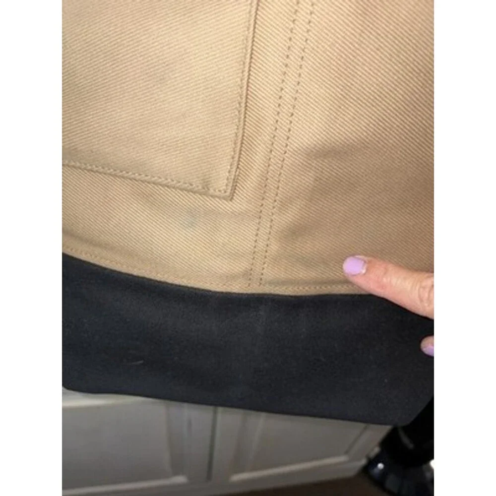 Chester Wallace Portland Oregon Waxed Canvas Upright Tote Tan & Black Unisex
